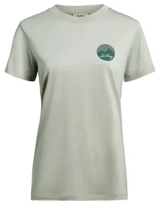 Produktbild von Järpen Printed T-Shirt Women M grau - mossgrey