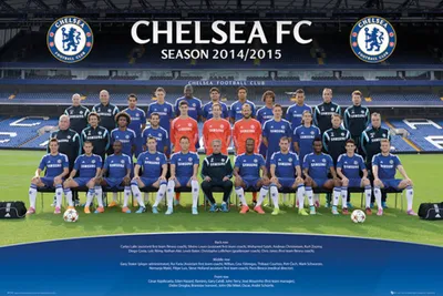 Productafbeelding van Voetbal - Poster - Chelsea - Teamfoto 2014/2015