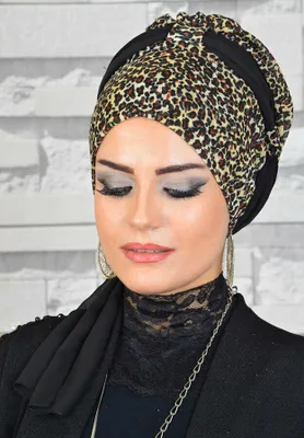 Produktbild von TT4752 Fertig Kopftuch Chiffon Hazir Türban Sal Tesettür Hijab Khimar