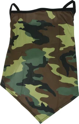 Produktbild von (( earbags | MULTIFUNKTIONSTUCH Mund Maske mit Ohrenschlaufe, Camouflage - Grün