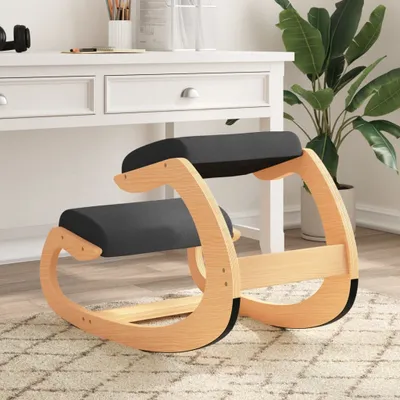 Obrázek produktu pro Židle na klečení černá 55x84x55 cm březová překližka