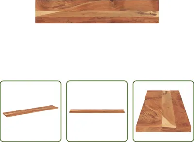 Produktbild von The Living Store Tischplatte 140x20x3,8 cm Rechteckig Massivholz Akazie