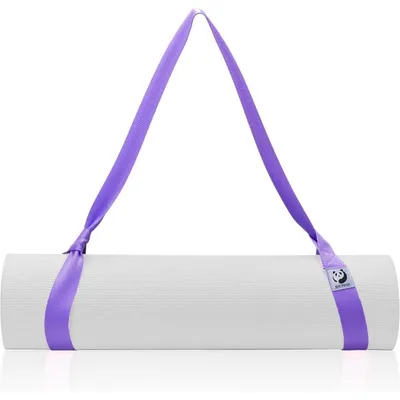 Immagine prodotto di Cinghia di trasporto per tappetini da yoga, in cotone, regolabile, color viola, 180 cm