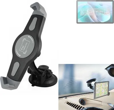 Produktbild von K-S-Trade Scheiben-Halterung für Tablets kompatibel mit Motorola Moto Tab G70 KFZ Tablet Saugnapf Auto Halterung Windschutzscheibe Holder Halter