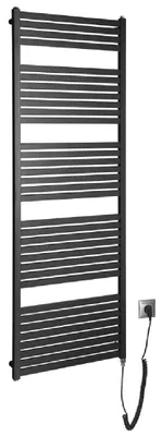 Obrázek produktu pro Aqualine Topení - Topné těleso TONDI-E 600x1690 mm, 800W, černá mat DE496T