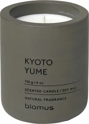 Produktbild von Blomus FRAGA Duftkerze Kyoto Yume, Duft Kerze, Candle, Beton, tarmac, 8 cm, 65952
