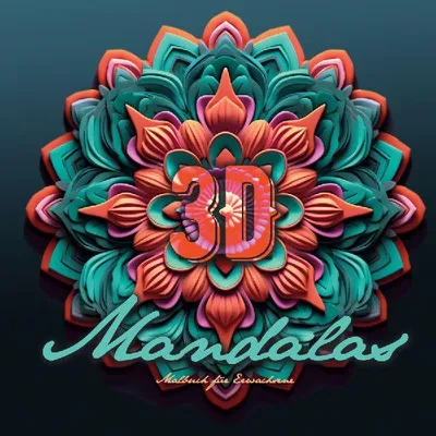 Produktbild von 3D-Mandalas-Malbuch für Erwachsene
