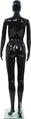 Immagine prodotto di vidaXL Manichino donna con base in vetro nero 175 cm