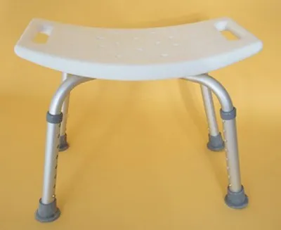 Produktbild von Duschhocker rechteckig, höhenverstellbar weiß>>>>