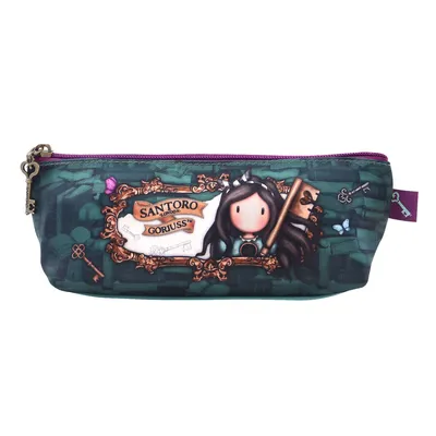 Produktbild von Schulmäppchen Gorjuss Curiosity Grau grün (22.3 x 8.8 x 5.7 cm)