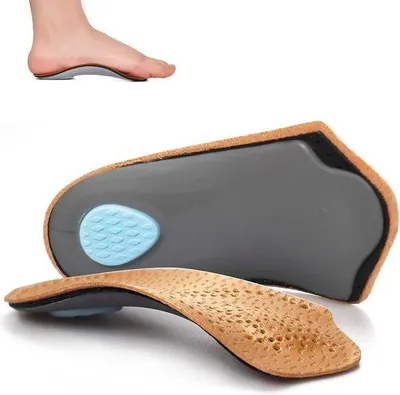 Immagine prodotto di Solette ortopediche per uomo e donna, sostegno rigido, adatte al piede piatto, da indossare sopra la scarpa, ideali per la corsa e l'escursionismo, marroni, 39-40/260 mm.