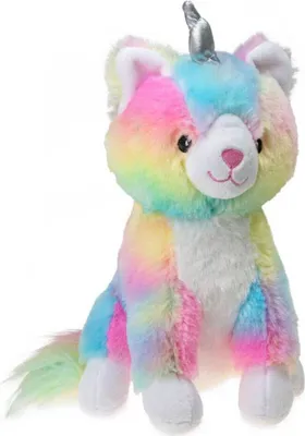 Produktbild von Karlie Regenbogen Katze - Hundespielzeug - Plüsch - 26x15x14 cm