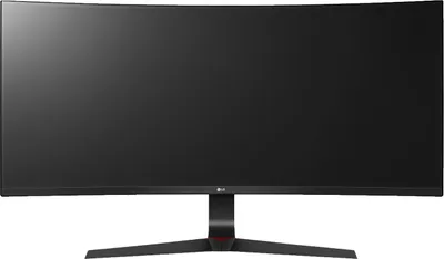 Productafbeelding van LG FHD-monitor, 86,4 cm (34 inch), 34GL750-B, 2560x1080 pixels, UltraWide, kleur: zwart/rood