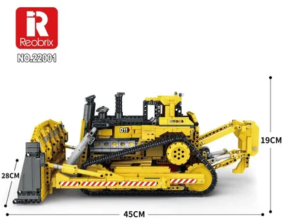 Produktbild von Caterpillar Bagger Klemmbaustein Set 1836 Teile