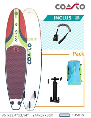 Productafbeelding van Opblaasbaar Surfboard voor Beginners, Licht en Wendbaar