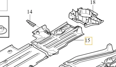 Obrázek produktu pro VOLVO XC40 pravá ochrana podvozku 31694916 OE
