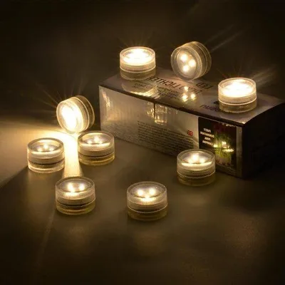 Produktbild von LED Kerzen - Kerst LED Lichter 20er Set Vlamloze LED Theelichter Batteriebetrieben Wasserfest Tauchlicht Dekorative Kerzenlichter für Vasen Aquarium Hochzeitsfeier Weihnachtsfest Lichter