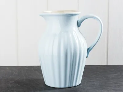 Produktbild von IB Laursen MYNTE Kanne 1,7 Liter Blau Keramik Geschirr STILLWATER Krug Karaffe
