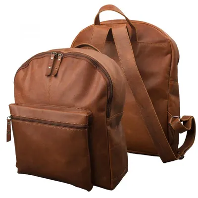 Produktbild von Rucksack Buffalo Trek Büffel Leder Vintage Braun 38cm Echtleder Business Classic