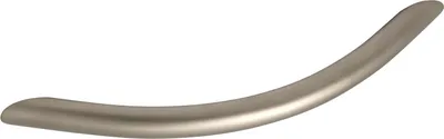 Produktbild von Griff Meduna Schubladengriff B 375 mm gebogen Möbelgriff Stahl vernickelt matt