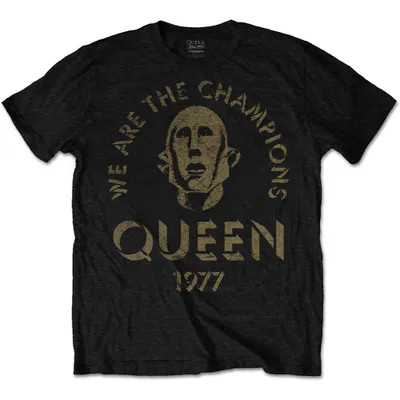 Produktbild von Queen We Are The Champions Black M T-Shirt