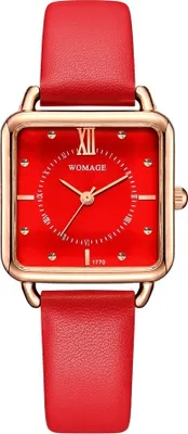 Produktbild von Moderne Damen Uhr Priscilla in Rot - Stilvoll und Elegant KP12550