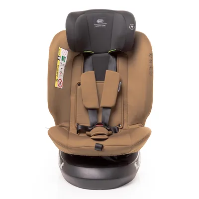 Produktbild von 4BABY Kindersitz drehbar 360 ISOFIX Matt-Fix I-SIZE verstellbare Kopfstütze Sitz 0-36kg, 40-150 cm Mokka