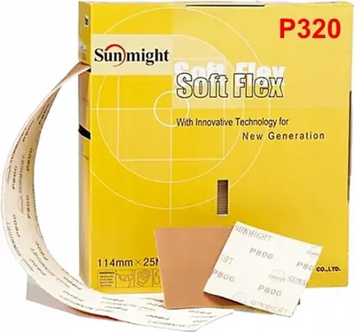 Image de Papier abrasif sur éponge 1M - P320
