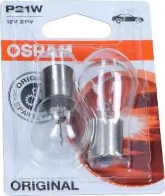Immagine prodotto di OSRAM ORIGINAL P21W BA15s 12 V/21 W (confezione blister da 2)
