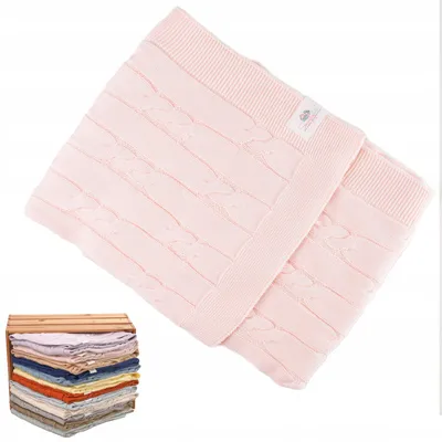 Produktbild von Snuglytots Babydecke Rosa 100% Baumwolle 90x100 cm