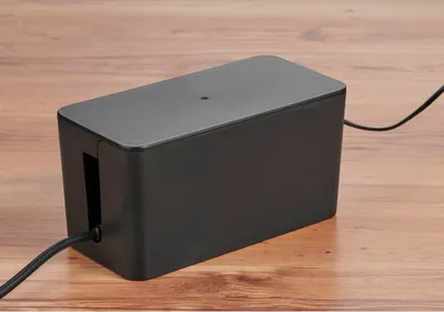 Produktbild von MediaRange Kabelbox klein 223x118x114mm schwarz