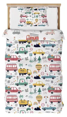Obrázek produktu pro Dětská sada povlečení na peřinu s motivem auta, rozměr 120 x 150 cm