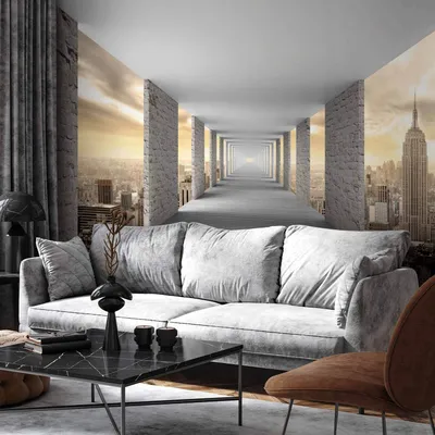 Produktbild von Selbstklebende Folie Fototapete - Skyward Corridor 392x280 cm 3D c-C-0005-a-b