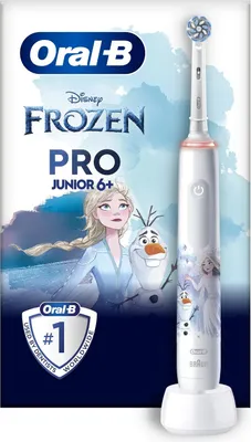 Immagine prodotto di Oral-B | Electric Toothbrush | Frozen Pro Series 3 | Rechargeable | For kids | Number of brush heads included 1 | Number of teeth brushing modes 3 | White