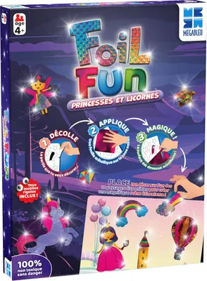 Productafbeelding van FUN - PRINSESSEN EN EENHOORNS - Creatieve Hobby's - Activiteiten voor kinderen - Een creatieve en leuke activiteit - Vanaf 4 jaar - Franse versie
