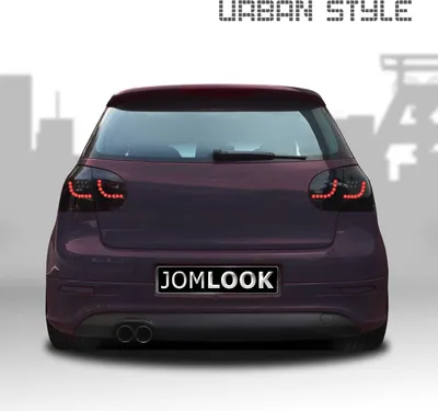 Obrázok produktu pre JOM LED zadné svetlá pre VW Golf MK5 2003-2008 čierne 4ks