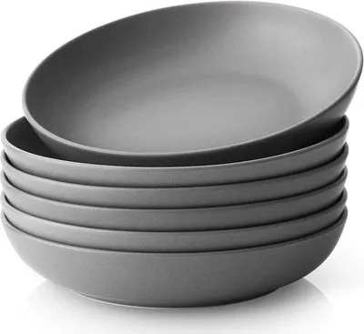 Produktbild von Keramik Schüssel Set 6tlg. mikrowellengeeignet 880ml grau