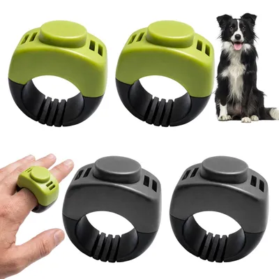 Productafbeelding van Set van 4 Clickers voor Hond en Kat met Vingerring, 21 mm