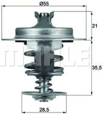 Produktbild von Behr Thermostat, Kühlmittel  Tx 67 83D