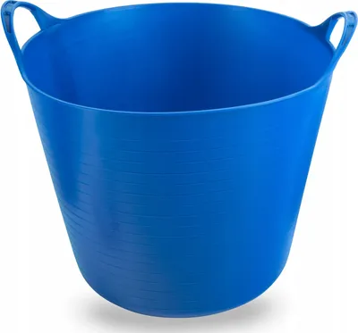 Produktbild von ADGO® Flexible Behälter Für Haus, Garten Wäschekorb Stark Korb Blau 42L