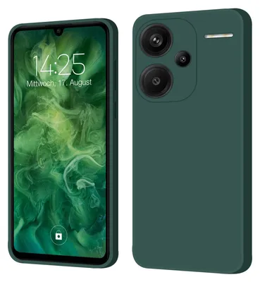Produktbild von Hülle für Xiaomi Redmi Note 13 Pro+ 5G Case Cover Bumper Smartphone Softgrip Schutzhülle Farbe: Grün