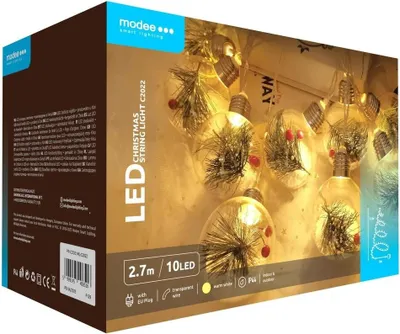 Obrázok produktu pre Modee Lighting LED dekorácia 10 LED 3 m teplá biela