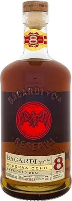 Immagine prodotto di Bacardi 8 Años RESERVA OCHO Rare Gold Rum 40% Vol. 0,7l