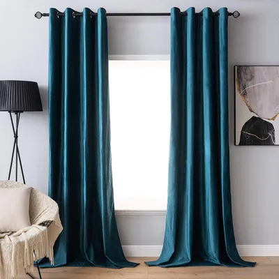Productafbeelding van Luxueuze velours gordijnen - Set van 2 voor slaapkamer en woonkamer