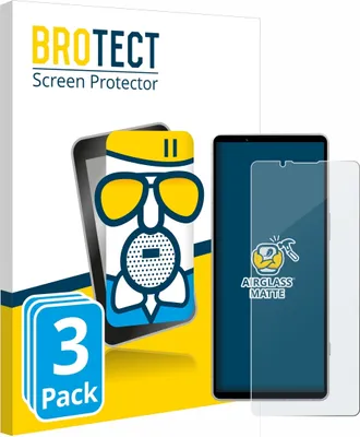 Produktbild von 3x BROTECT Entspiegelungs Schutzglas für Sony Xperia 5 V Schutzfolie Panzer Folie Glas Display Schutz matt