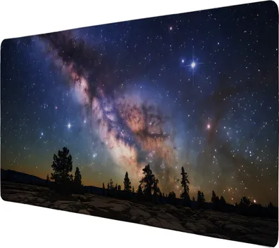 Produktbild von Milchstraße im Universum Schreibtischunterlage 69x31cm XXL Mauspad -