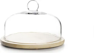 Produktbild von Ibili 26 Cm Glasplatte Mit Holzsockel Durchsichtig Durchsichtig One Size