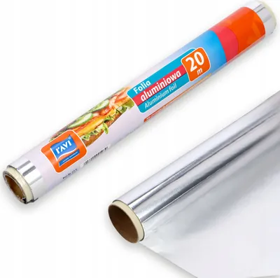 Produktbild von RAVI Rolle Alufolie, 20m x 29cm, Aluminiumfolienpapier, Aluminiumfolie, Aluminiumrolle, klassische
