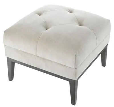 Produktbild von Casa Padrino Luxus Hocker 54 x 54 x H. 44 cm - Wohnzimmermöbel