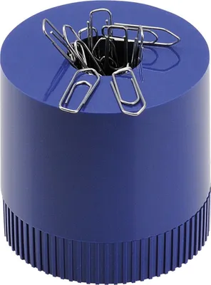 Zdjęcie produktu dla arlac® 21124 Dozownik spinaczy Clip-Boy niebieski królewski